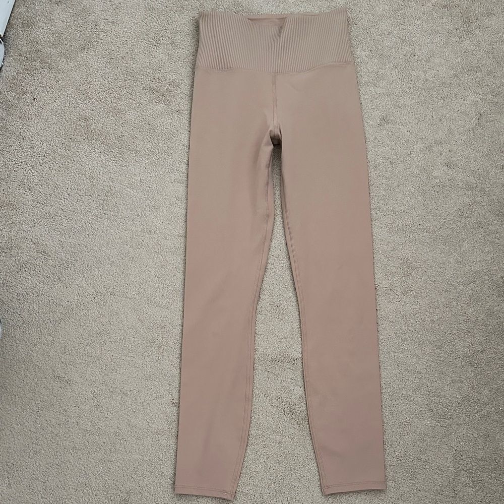 New Vuori ribbed waistband legging nude XS